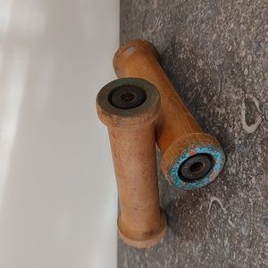 Vintage wooden textile bobbin